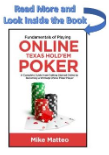Play Great Poker Book: Fundamentals Of Playing Online Texas Holdem Poker